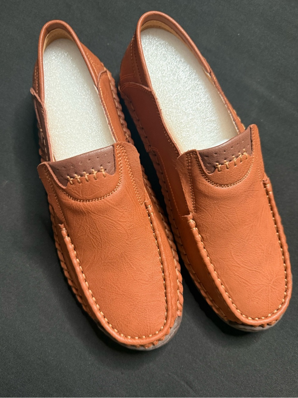 Men's Casual Slip-On Loafers in Tan